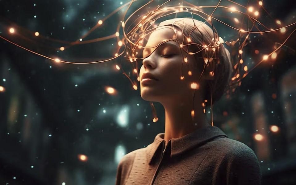 Illustration of the mind and wellbeing